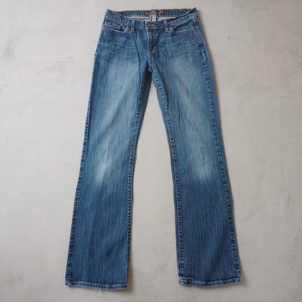 Abercrombie & Fitch Emma Bootcut Jeans 6L Womens Blue Stretch Denim Y2K